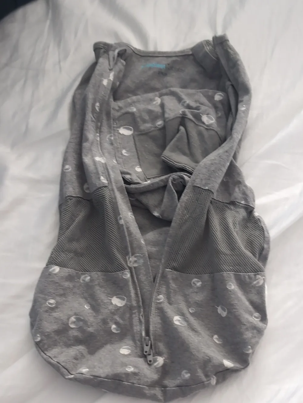 Sleepea 5-Second Baby Swaddle In Small Gray Moon